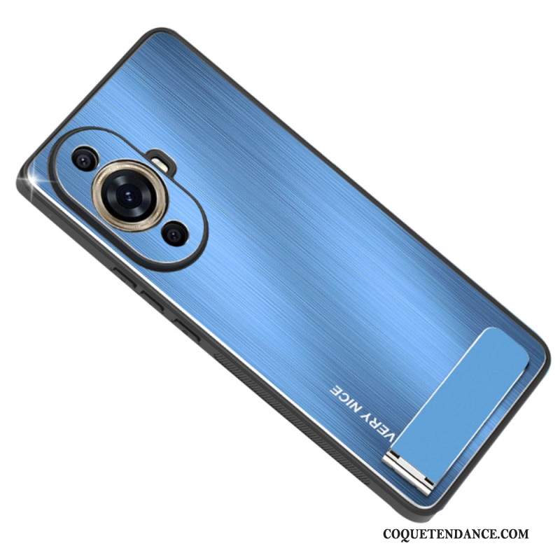 Coque Huawei Nova 12S Effet Métal Support