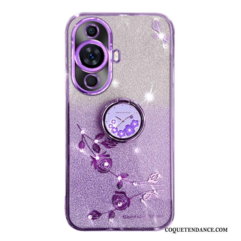 Coque Huawei Nova 12S Strass et Support Kadem