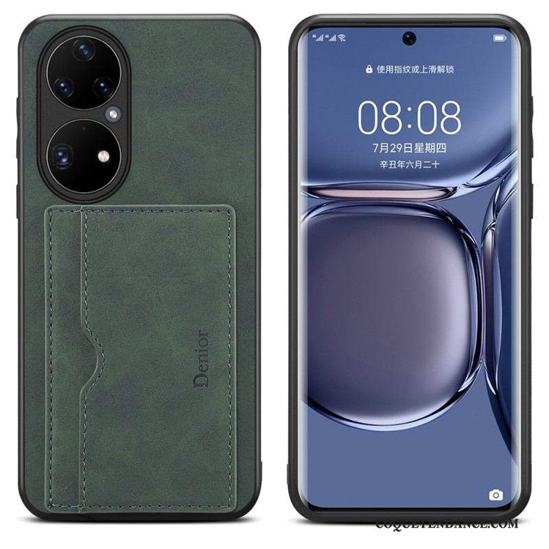 Coque Huawei P50 Pro Porte-Cartes Denior