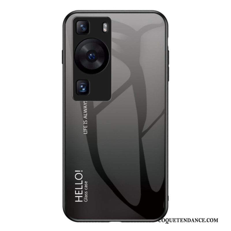 Coque Huawei P60 Pro Verre Trempé Hello