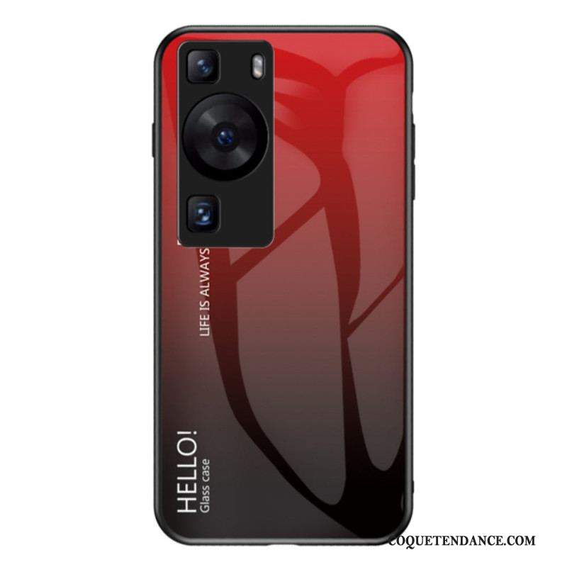 Coque Huawei P60 Pro Verre Trempé Hello