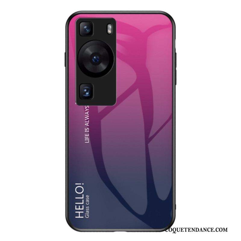 Coque Huawei P60 Pro Verre Trempé Hello