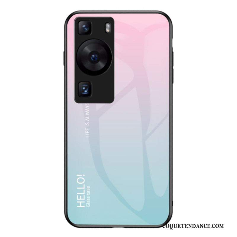 Coque Huawei P60 Pro Verre Trempé Hello