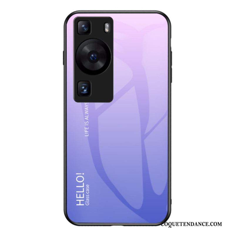 Coque Huawei P60 Pro Verre Trempé Hello