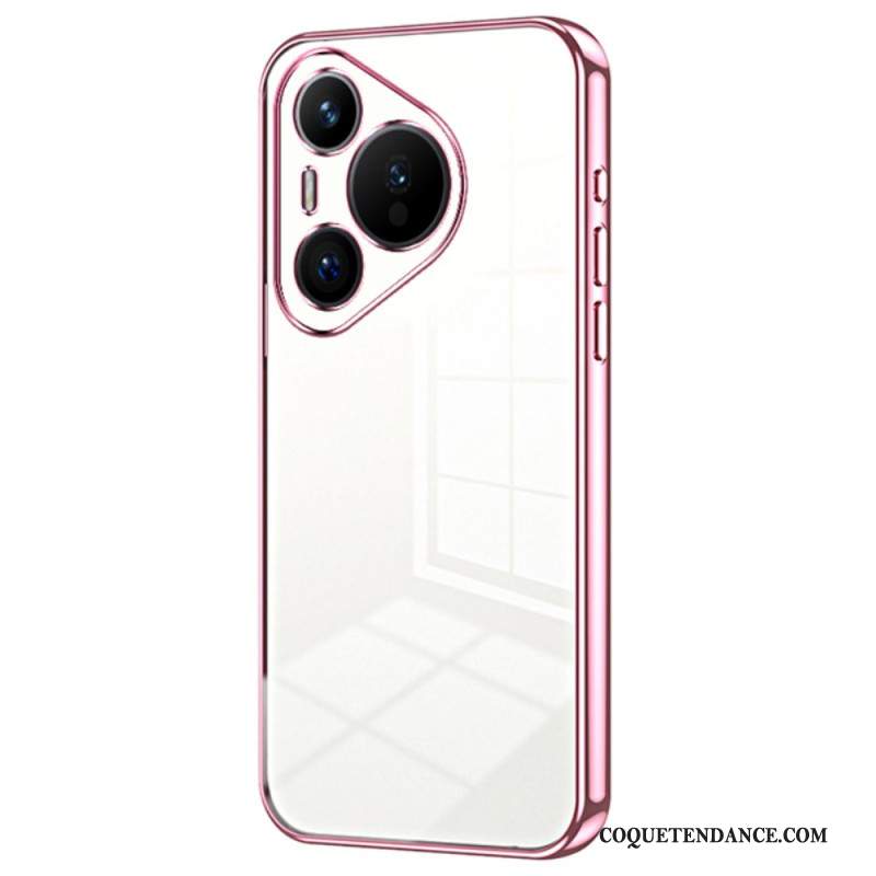 Coque Huawei Pura 70 Rebords Style Métal