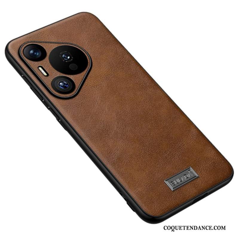 Coque Huawei Pura 70 Simili Cuir SULADA