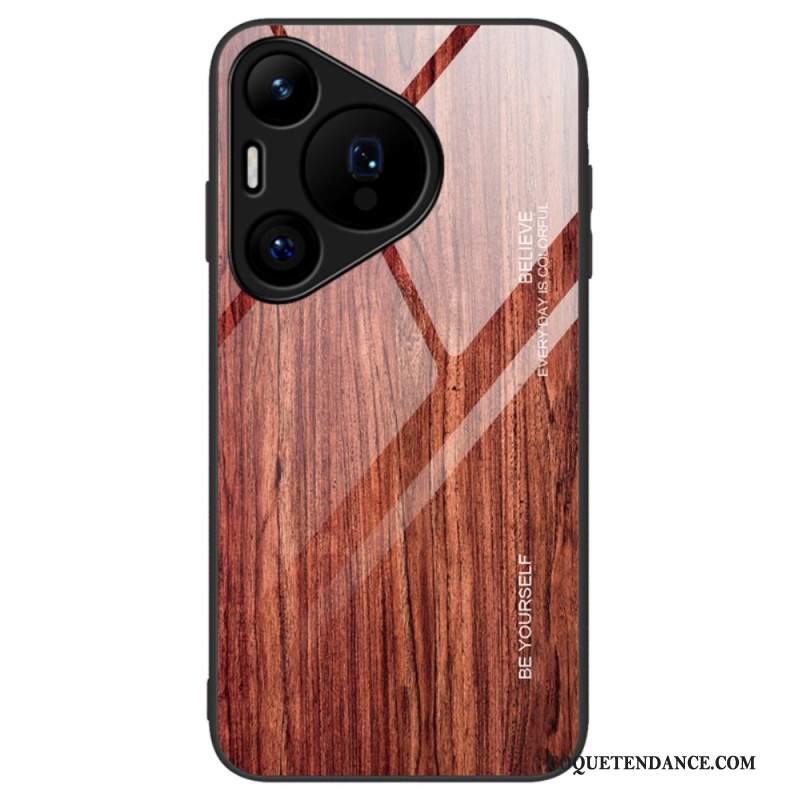 Coque Huawei Pura 70 Verre Trempé Bois