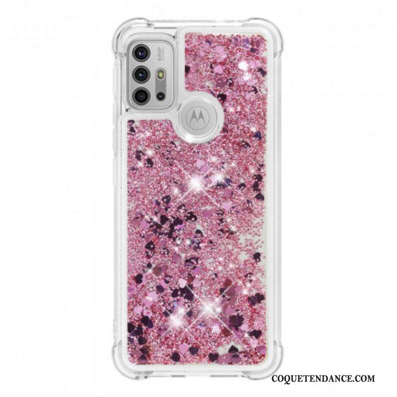 Coque Moto G30 / Moto G10 Désires Paillettes