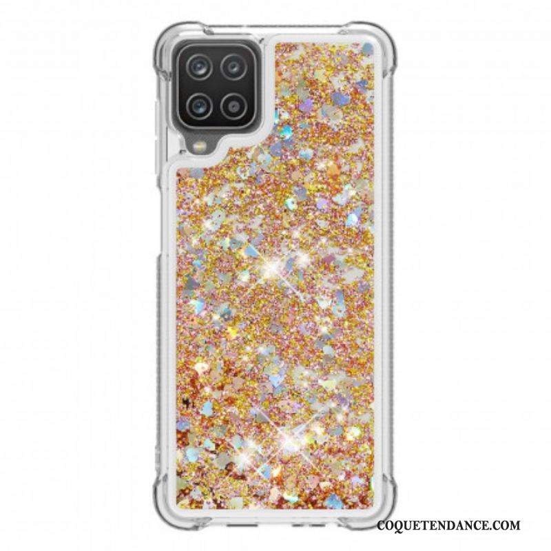 Coque Samsung Galaxy A12 / M12 Désire Paillettes