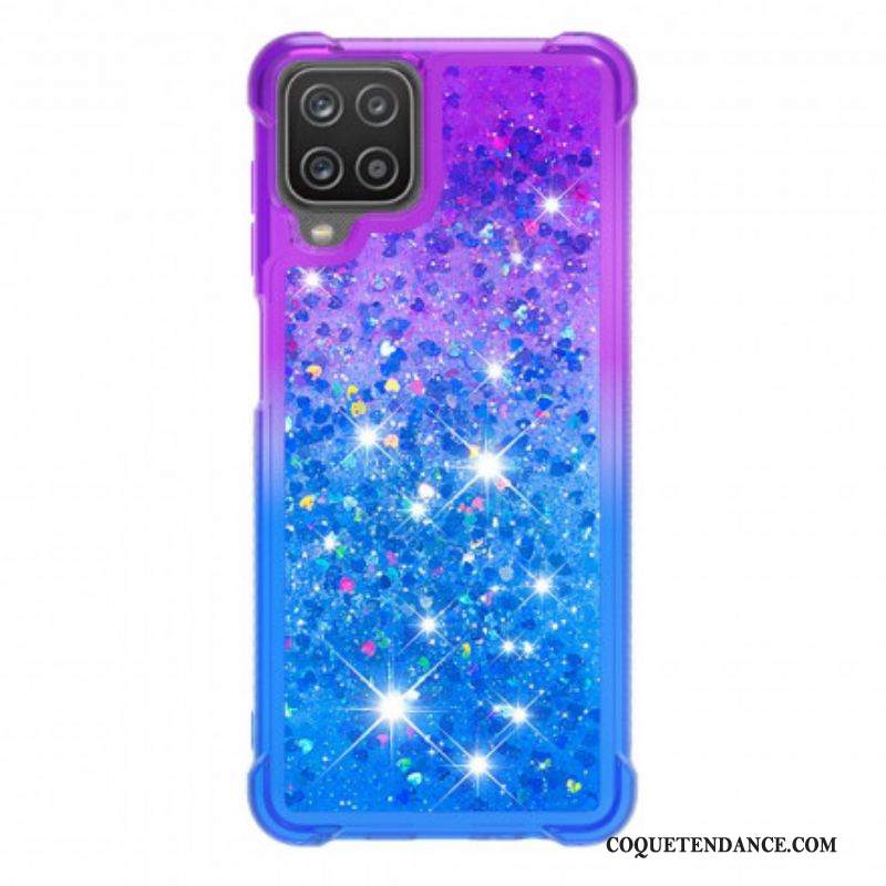 Coque Samsung Galaxy A12 / M12 Paillettes Colors