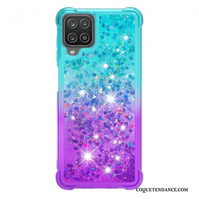 Coque Samsung Galaxy A12 / M12 Paillettes Colors