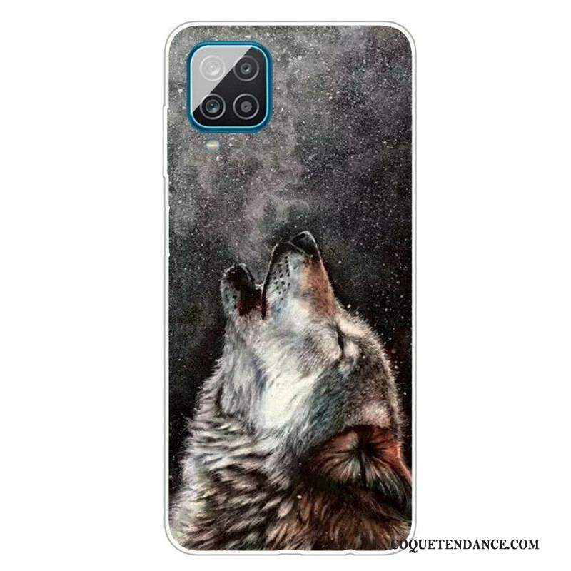 Coque Samsung Galaxy A12 / M12 Sublime Loup