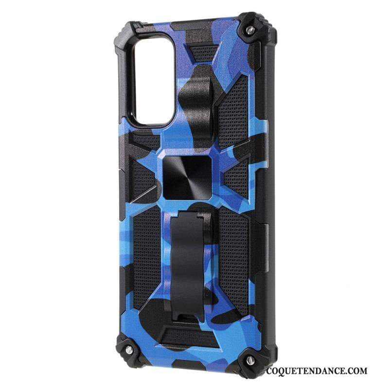 Coque Samsung Galaxy A13 5G / A04s Camouflage Support Amovible