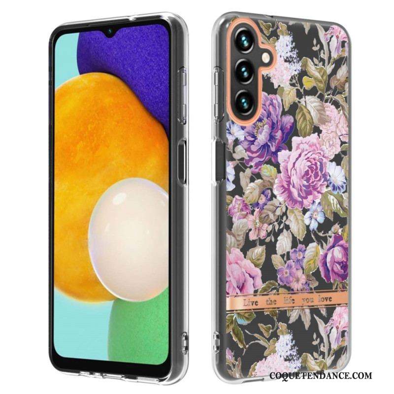 Coque Samsung Galaxy A14 5G / A14 Fleurs Colorées