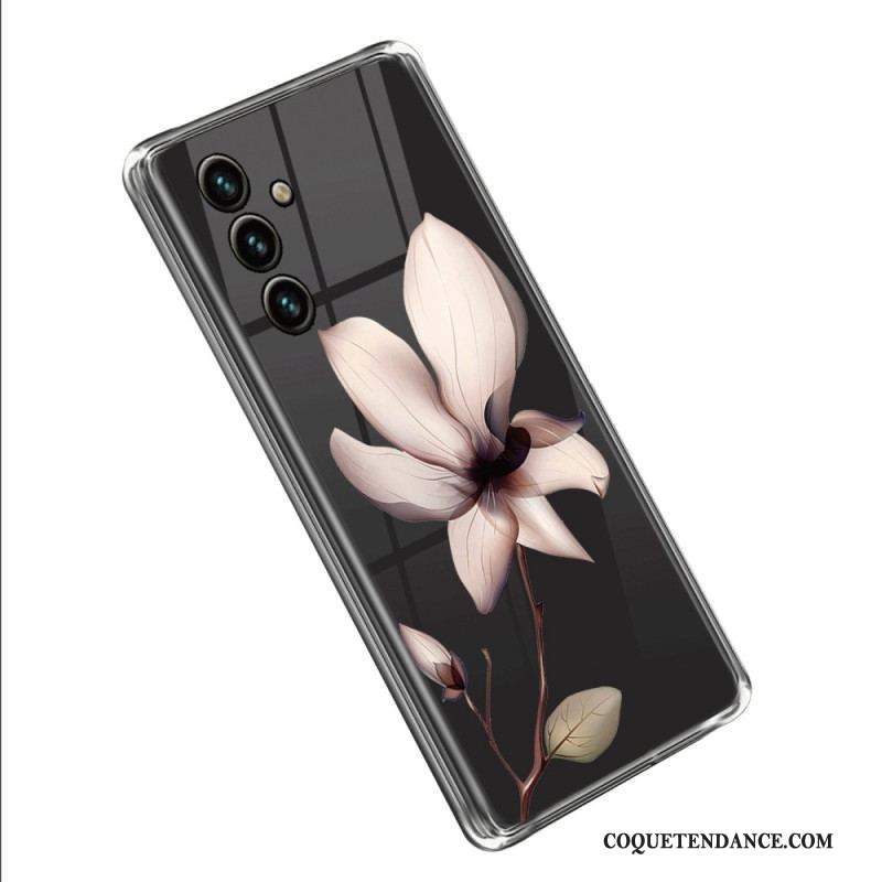 Coque Samsung Galaxy A14 5G / A14 Transparente Florale