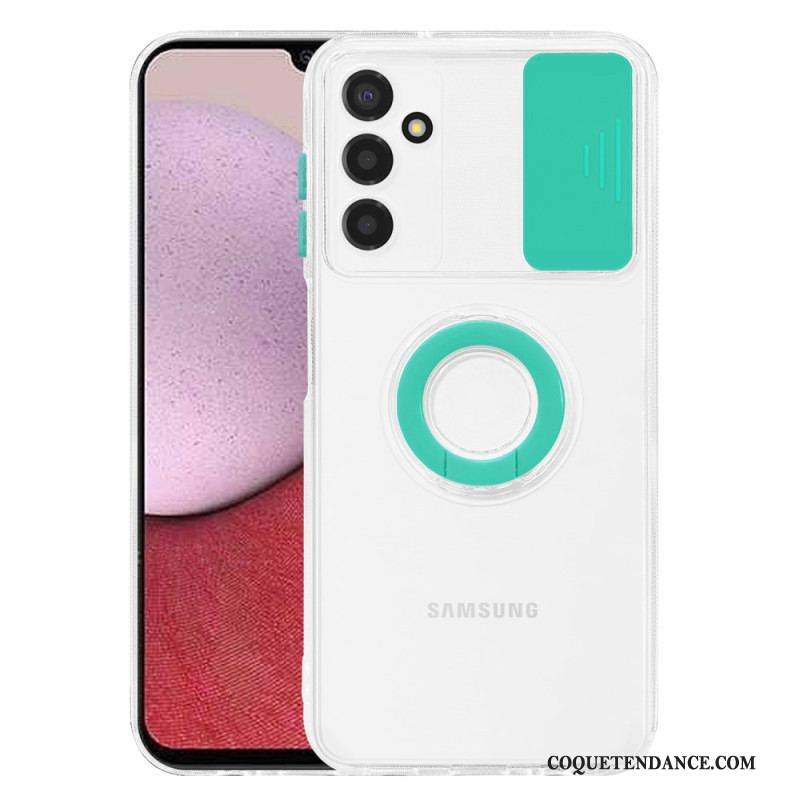 Coque Samsung Galaxy A14 5G / A14 Transparente avec Anneau-Support