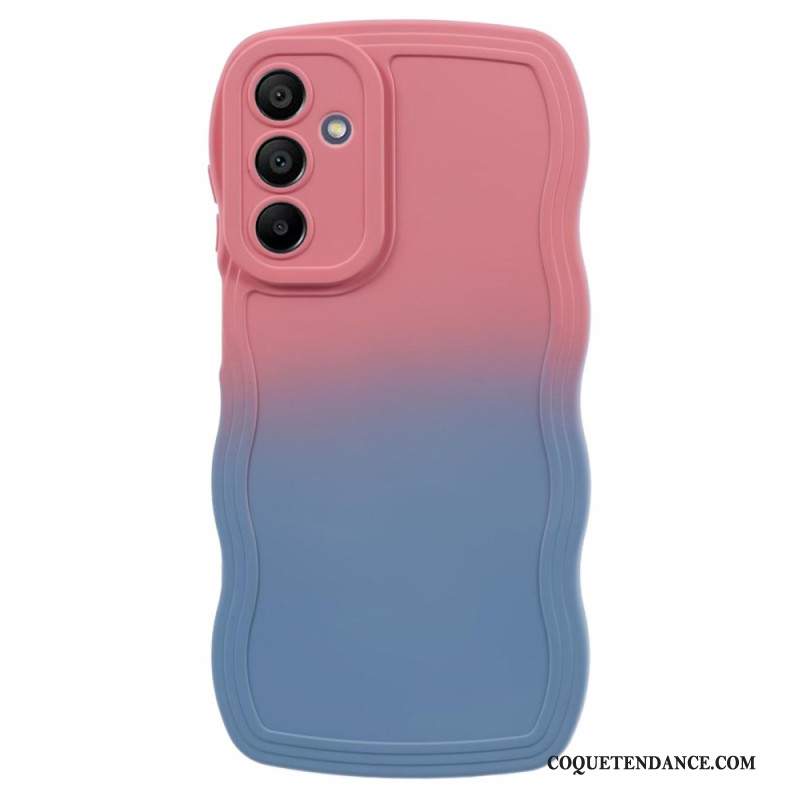 Coque Samsung Galaxy A15 5G / A14 Silicone Ondulée Bicolore