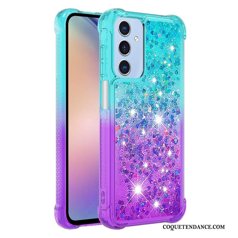 Coque Samsung Galaxy A15 5G Dégradé Paillettes