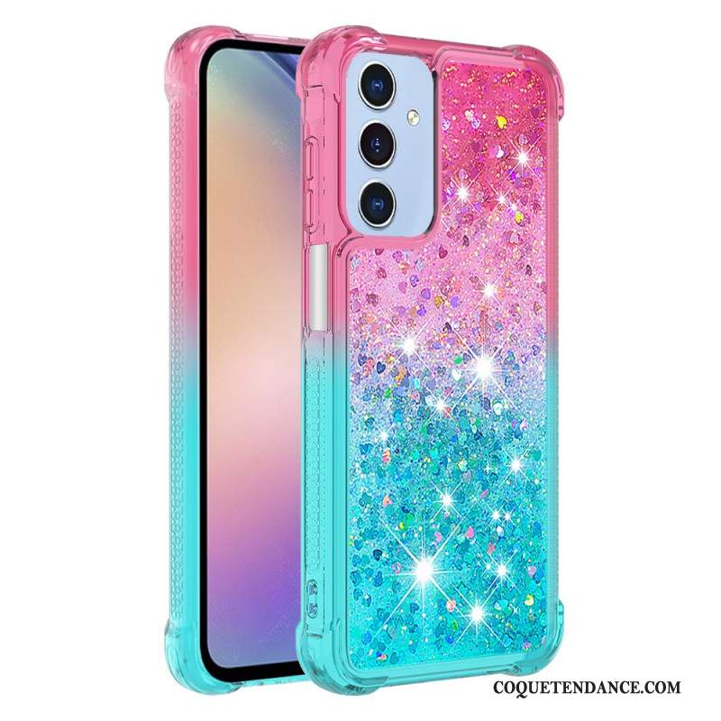 Coque Samsung Galaxy A15 5G Dégradé Paillettes