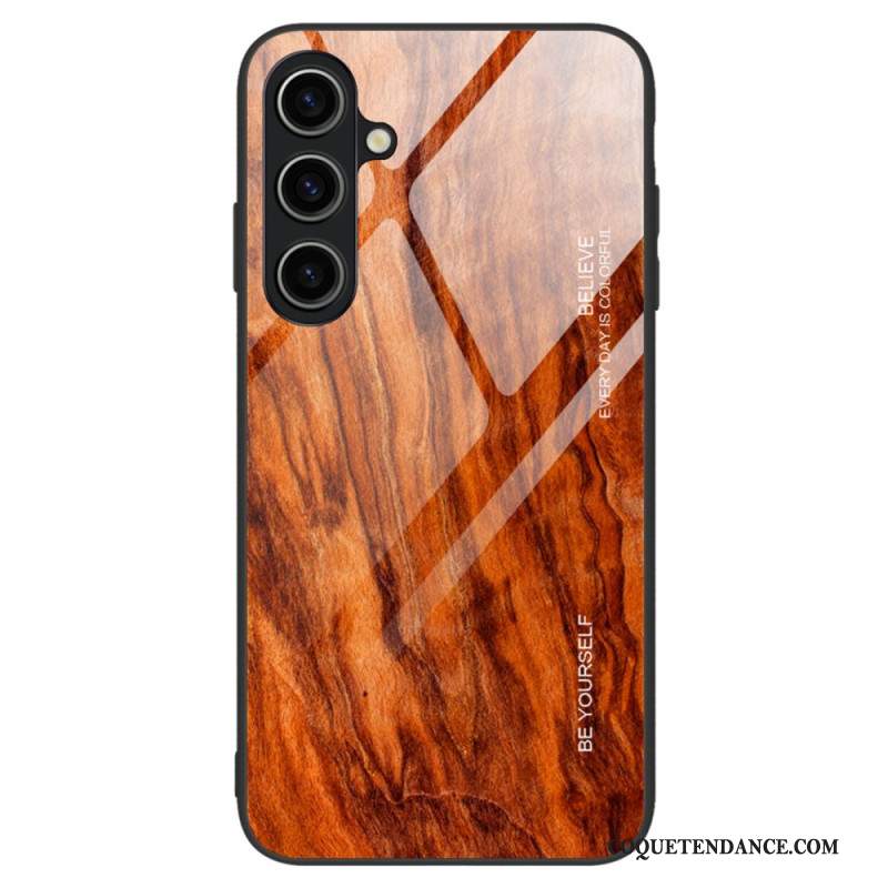 Coque Samsung Galaxy A15 5G Verre Trempé Design Bois