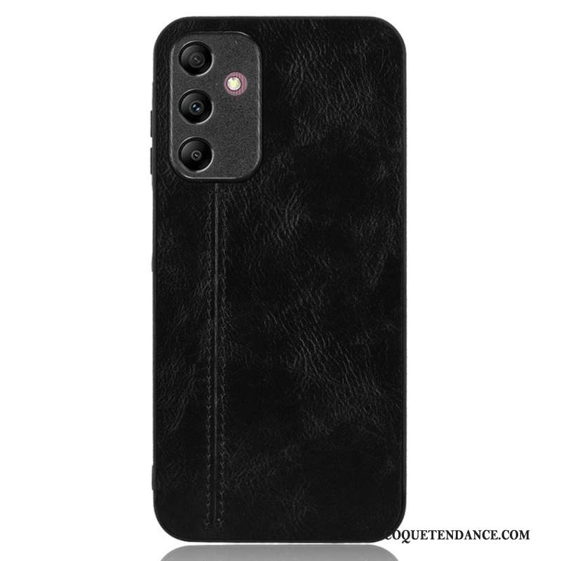 Coque Samsung Galaxy A15 Effet Cuir Coutures