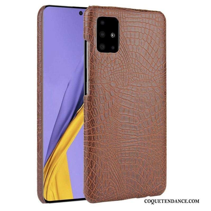 Coque Samsung Galaxy A51 5G Effet Peau de Crocodile