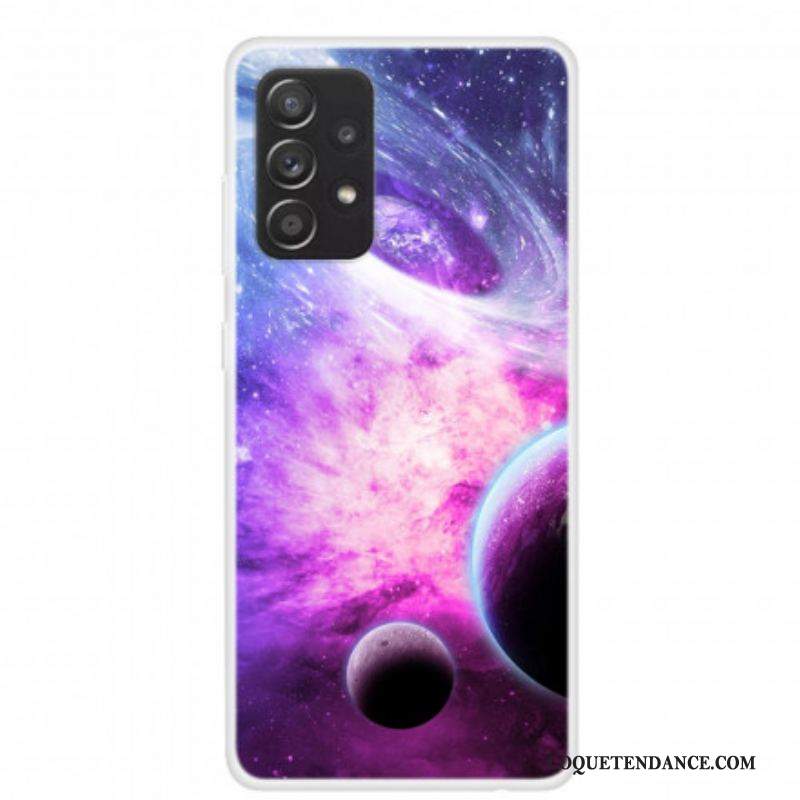 Coque Samsung Galaxy A52 4G / A52 5G / A52s 5G  Silicone Planètes