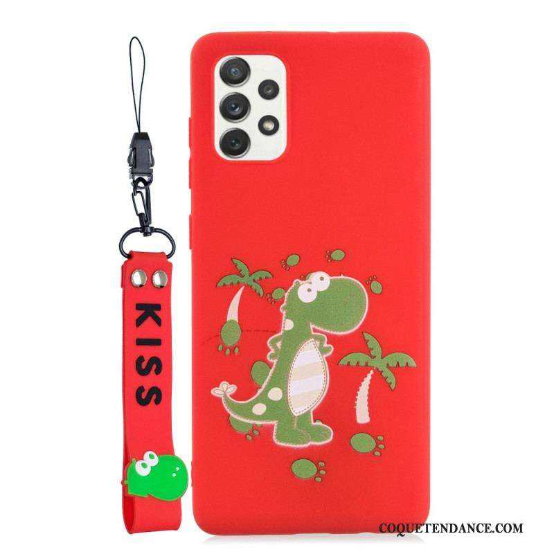 Coque Samsung Galaxy A53 5G Cartoon avec Lanière