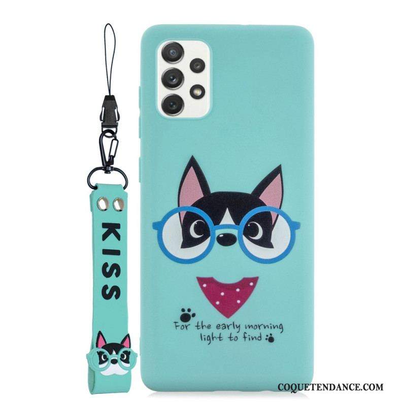 Coque Samsung Galaxy A53 5G Cartoon avec Lanière