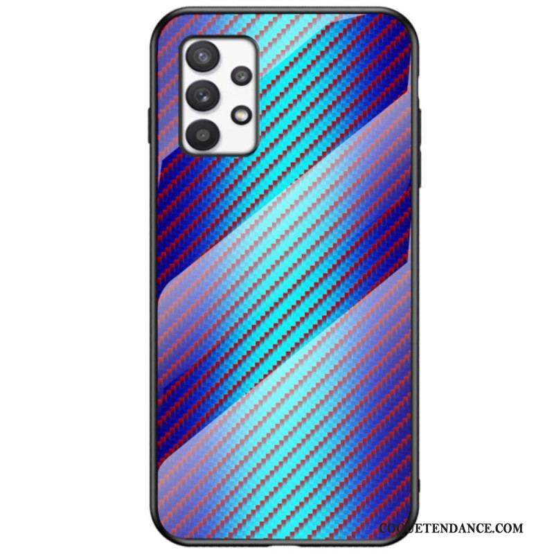 Coque Samsung Galaxy A53 Verre Trempé Fibre Carbone