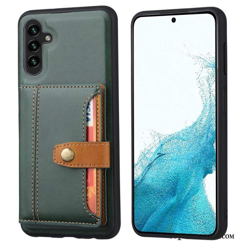 Coque Samsung Galaxy A54 5G Porte Cartes Support Sangle