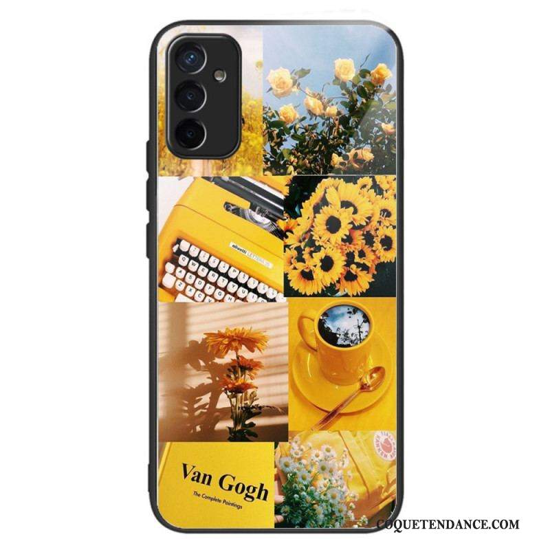 Coque Samsung Galaxy M13 Verre Trempé Tournesols