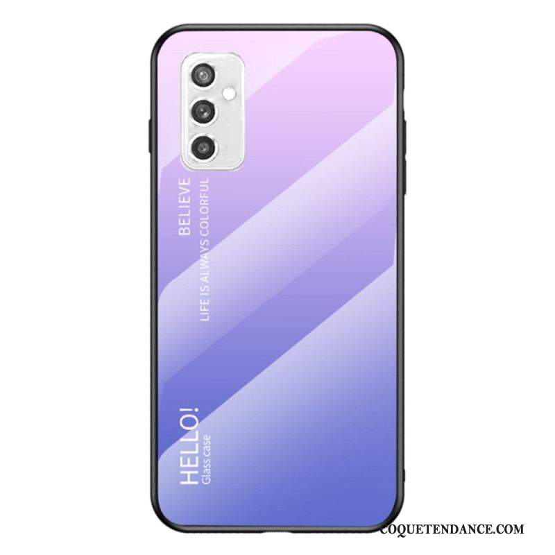 Coque Samsung Galaxy M52 5G Verre Trempé Hello