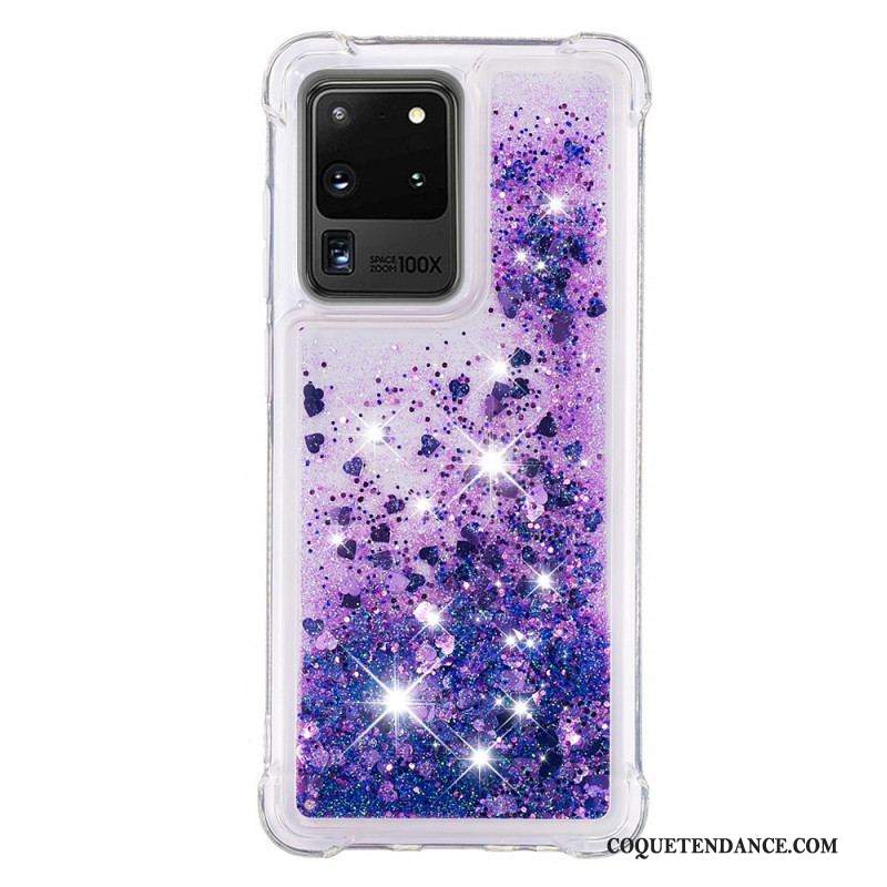 Coque Samsung Galaxy S20 Ultra Désires Paillettes