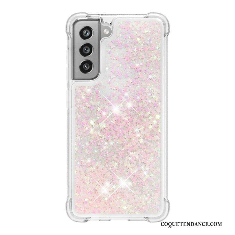 Coque Samsung Galaxy S21 FE Désires Paillettes