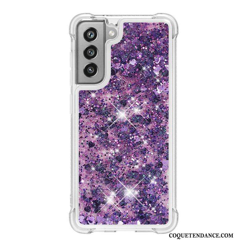 Coque Samsung Galaxy S21 FE Désires Paillettes