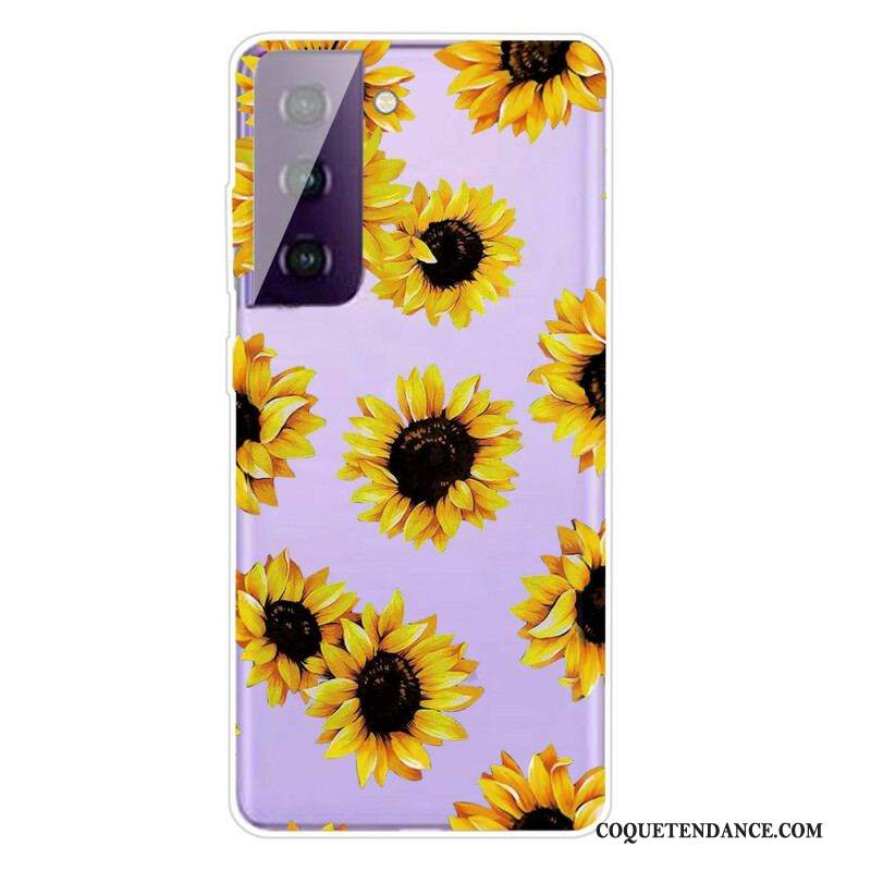 Coque Samsung Galaxy S21 FE Fleurs Graphiques