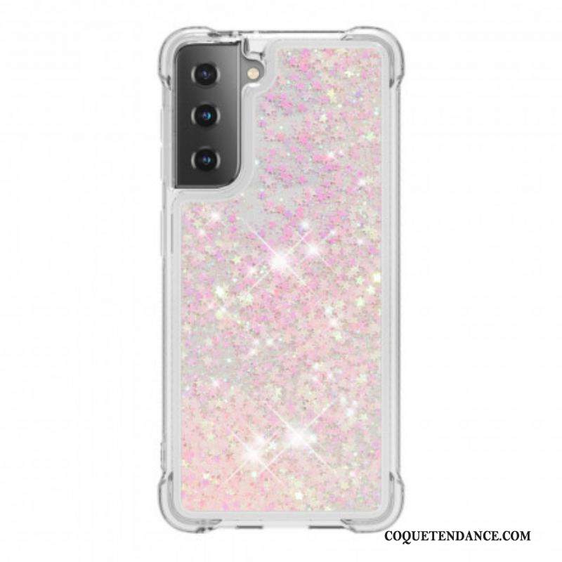 Coque Samsung Galaxy S21 Plus 5G Désires Paillettes