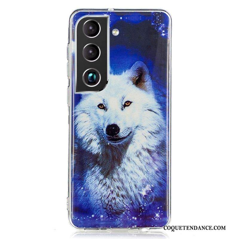 Coque Samsung Galaxy S22 Plus 5G Loup Fluorescente