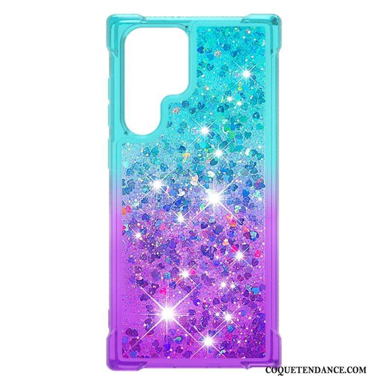 Coque Samsung Galaxy S22 Ultra 5G Paillettes Colors