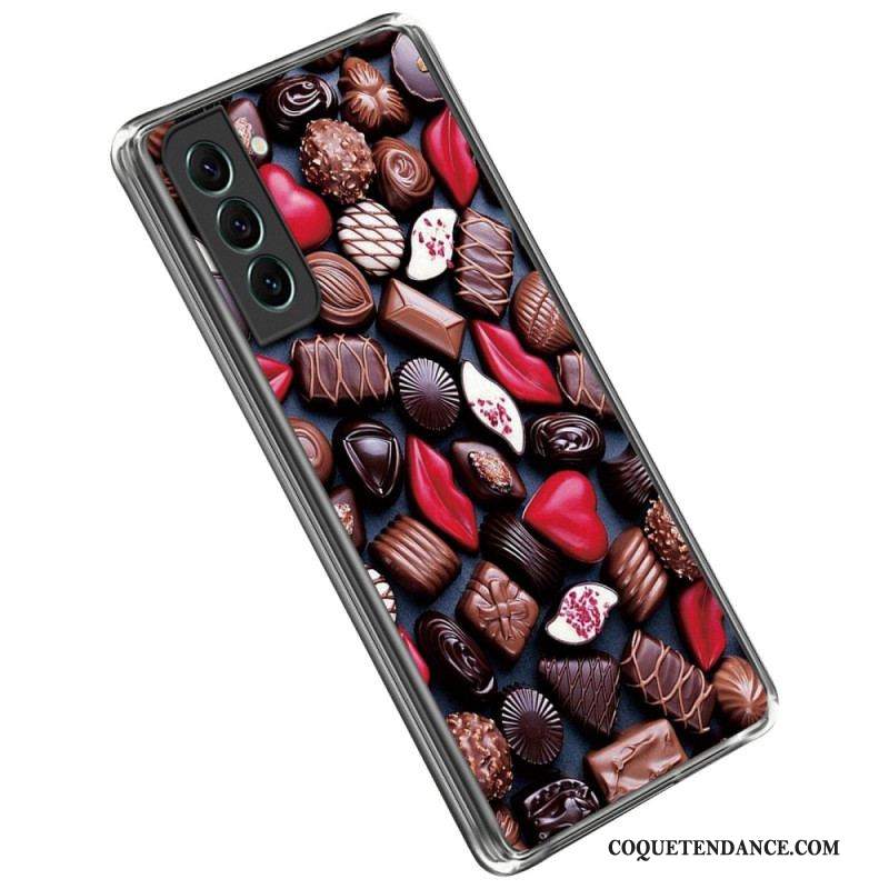 Coque Samsung Galaxy S23 5G Flexible Chocolat