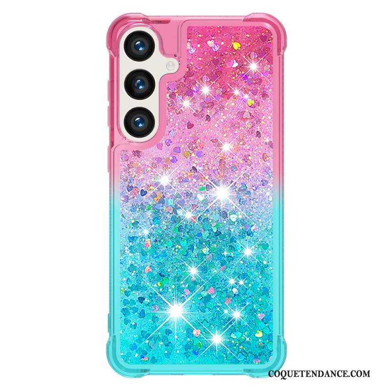 Coque Samsung Galaxy S24 5G Dégradé Paillettes