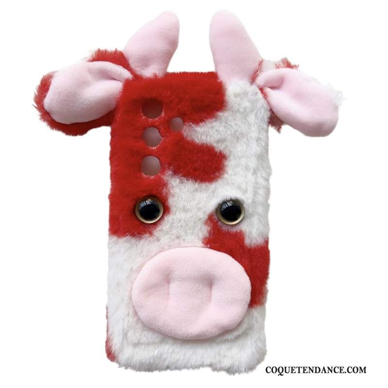 Coque Samsung Galaxy S24 5G Vache Peluche