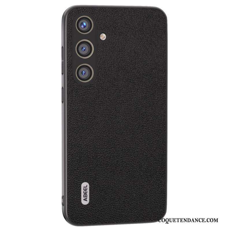 Coque Samsung Galaxy S24 Plus 5G Effet Cuir Litchi ABEEL