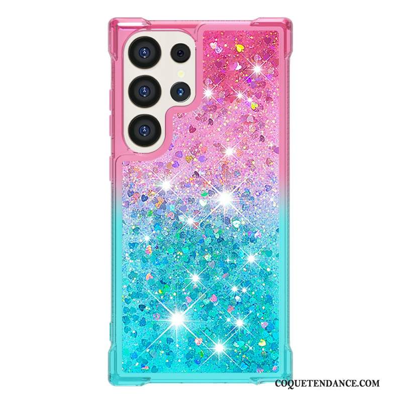 Coque Samsung Galaxy S24 Ultra 5G Paillettes Liquides