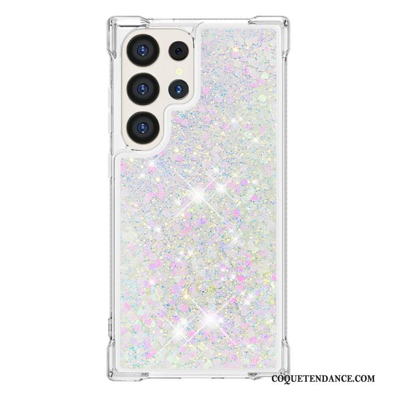 Coque Samsung Galaxy S24 Ultra 5G Paillettes Scintillantes