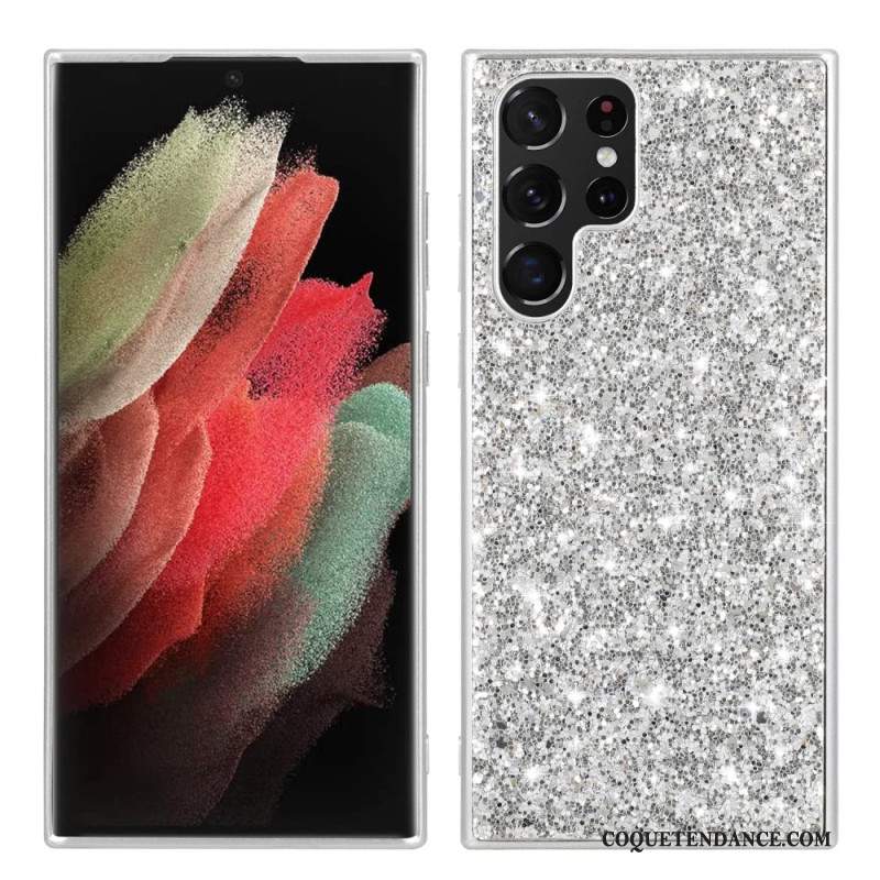 Coque Samsung Galaxy S24 Ultra 5G Paillettes Éclatantes