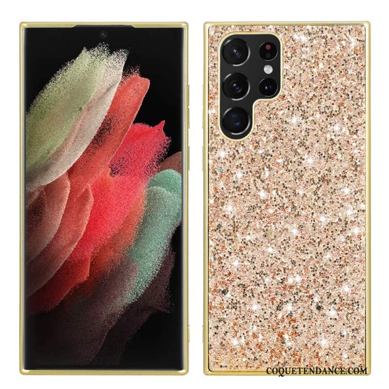 Coque Samsung Galaxy S24 Ultra 5G Paillettes Éclatantes