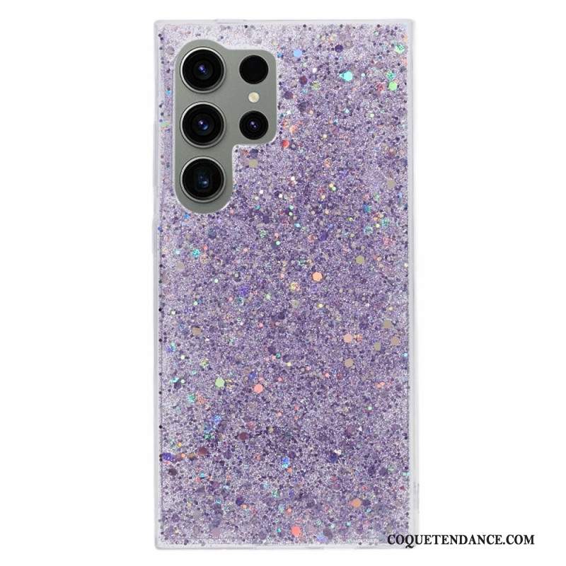 Coque Samsung Galaxy S24 Ultra 5G Paillettes Élégantes