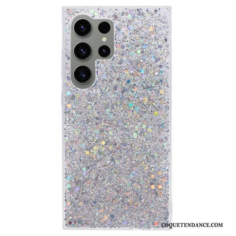 Coque Samsung Galaxy S24 Ultra 5G Paillettes Élégantes